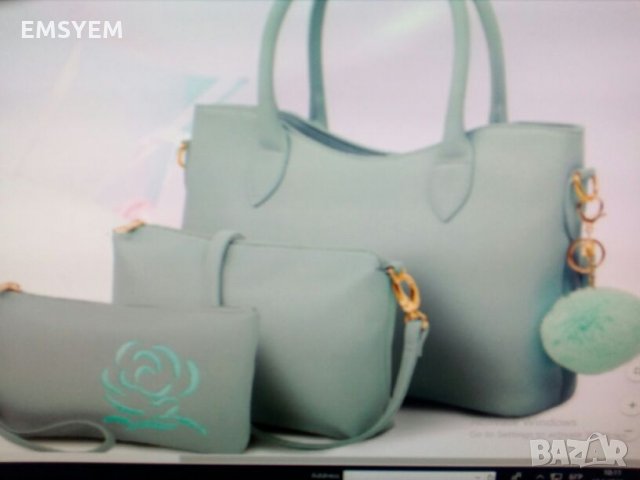 Комплект от 3 части “Модна Пролет”, снимка 2 - Чанти - 24844184