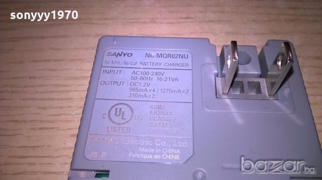 sanyo charger+battery-внос швеицария, снимка 11 - Други - 18593138