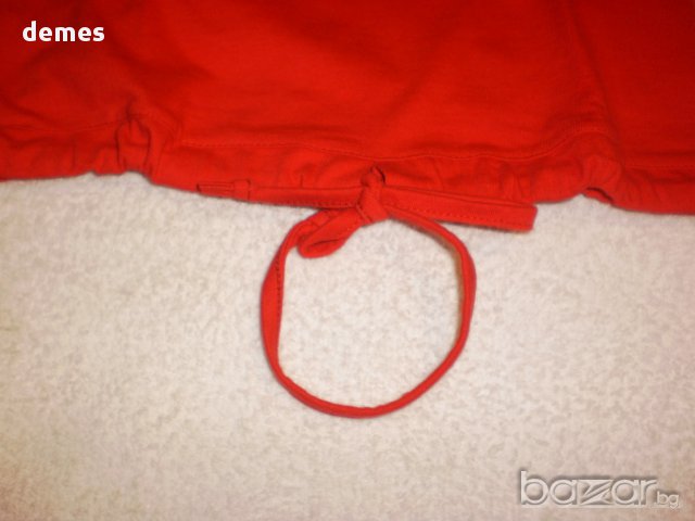 Вишнево червена тениска с щампа размер 104/110 см, нова, снимка 2 - Детски тениски и потници - 11088418