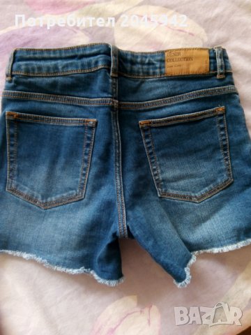 Къси дънкови панталонки-Zara, снимка 2 - Детски къси панталони - 22561127