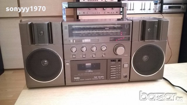 saba rcp-640 germany-ретро машина-внос швеицария, снимка 5 - Ресийвъри, усилватели, смесителни пултове - 17775335