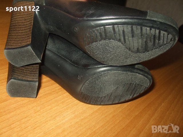 N37,5 Мегияс естествена кожа дамски обувки, снимка 6 - Дамски обувки на ток - 25093593