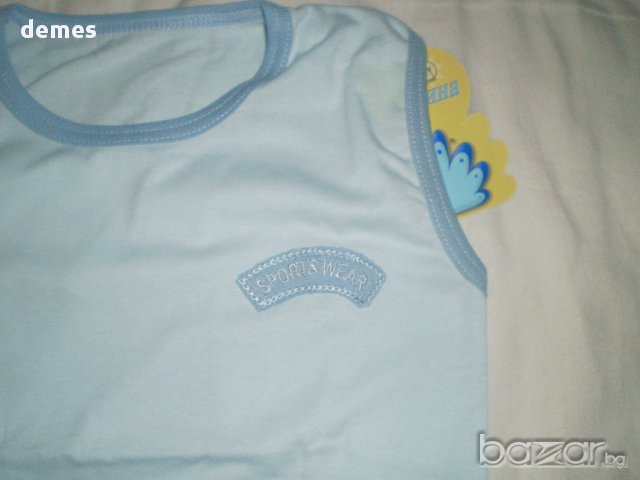 Син потник за момченце,нов,размер104,с по-ниска цена, снимка 2 - Детски тениски и потници - 14978071