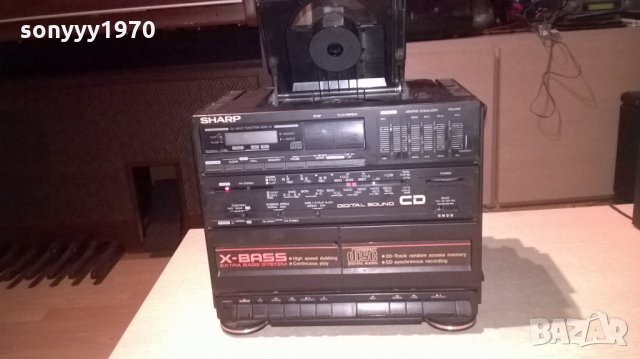 sharp gx-cd60h cd/deck/tuner/amplifier/aux-внос швеицария, снимка 6 - Ресийвъри, усилватели, смесителни пултове - 23119959