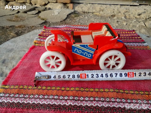 Стара детска играчка,кола, снимка 3 - Колекции - 23347009
