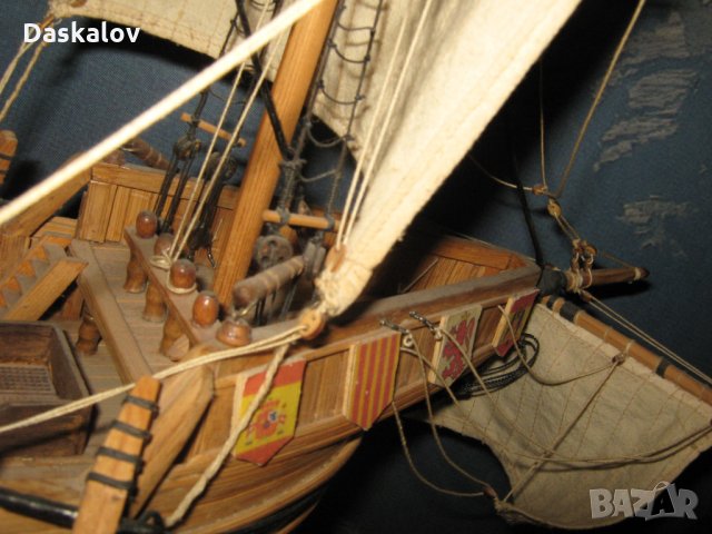 Продавам дървен макет на кораб-Санта Мария, снимка 2 - Декорация за дома - 26142472
