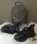 Дамски спортни обувки и чанта louis vuitton код455, снимка 1 - Дамски ежедневни обувки - 25042985