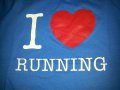 Нова с етикет тениска I LOVE RUNNING, снимка 3