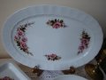 Порцелан VINTAGE servies set roosjes Royal schwabap, снимка 2