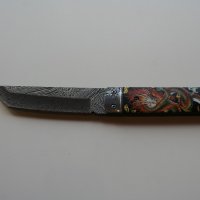 нож Damascus Steel Tanto , снимка 2 - Ножове - 22176377