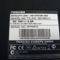 Лаптоп за части Toshiba Satellite L300, снимка 7 - Части за лаптопи - 21840380