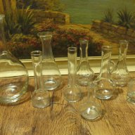 Продавам Старинни Немски стъклени шишета 9 броя от Германия , снимка 1 - Антикварни и старинни предмети - 15658461