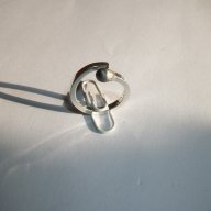 сребърен  пръстен "кибритена клечка", снимка 7 - Пръстени - 10899011