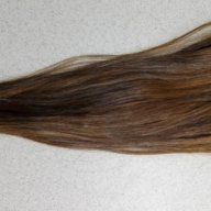 Естаествена сурова  натурално руса човешка коса , Не боядисвана, снимка 6 - Аксесоари за коса - 8740048