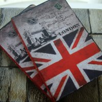 " Английското знаме " - тефтер с твърди корици, снимка 1 - Подаръци за мъже - 22126669