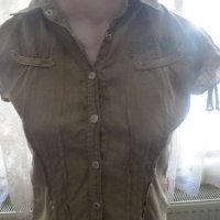 Дамска риза от лен 10 feet, снимка 3 - Ризи - 21942370