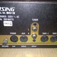 rising sc-3 stereo amplifier-made in japan-250watts-внос швеицария, снимка 11 - Ресийвъри, усилватели, смесителни пултове - 9278371