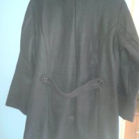 Черно дамско палто, снимка 5 - Палта, манта - 22384362