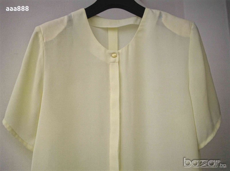 Дамска блуза риза къс ръкав, снимка 1