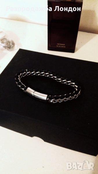 Гривна мъжка,каучук и стомана,Лондон,от 80лв, снимка 1