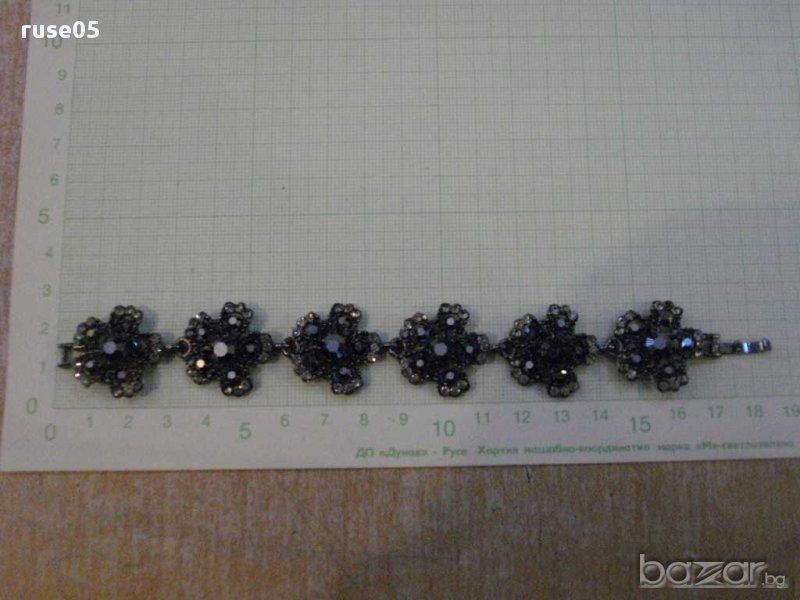 Верижка с камъни имитационна бижутерия, снимка 1