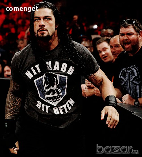 WWE! Детски кеч тениски на ROMAN REIGNS HIT HARD! Поръчай с твоя идея!, снимка 1