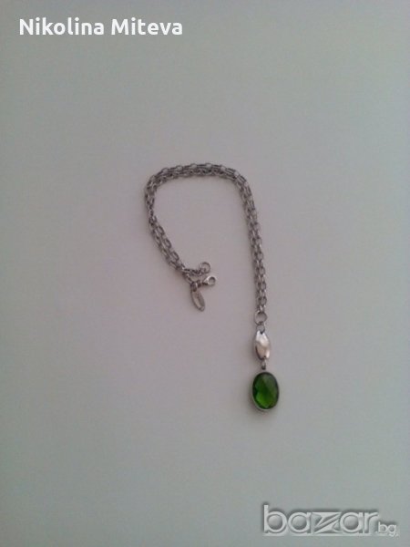 Висулка със зелен камък " Galdini", снимка 1