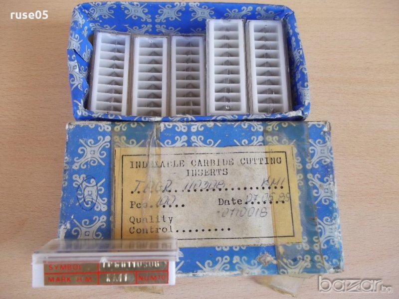 Пластини нови комплект от 10 бр. за стругарски ножове - 3, снимка 1