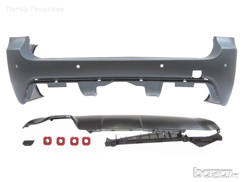 Задна броня за BMW E61 (2007-2010) М-Тех, снимка 1