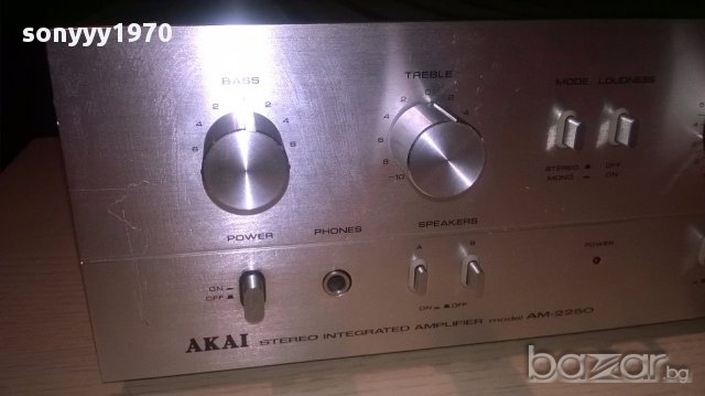 Akai-stereo amplifier-made in japan-внос швеицария, снимка 10 - Ресийвъри, усилватели, смесителни пултове - 12629685