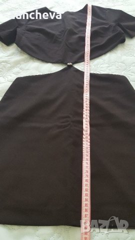 Къса черна рокля- S , снимка 5 - Рокли - 22259315