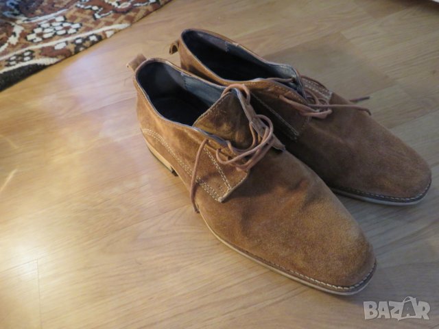 италиански мъжки обувки от телешка кожа -  Spiaggia - номер 43., снимка 6 - Мъжки ботуши - 26162109