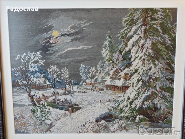 Гоблен Лунната зима (Хитлерова зима), снимка 3 - Гоблени - 14620775