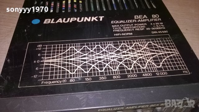 blaupunкt bea80 amplifier/equalizer-made in japan-внос швеицария, снимка 6 - Аксесоари и консумативи - 21763647
