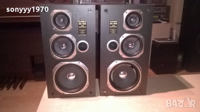 fisher ste-m95 3way 2x120w/8ohm-48х26х22см-внос швеицария, снимка 2 - Тонколони - 24091082