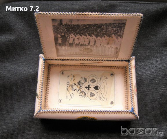 Стара ръчно изработена кутия, снимка 13 - Антикварни и старинни предмети - 17256439