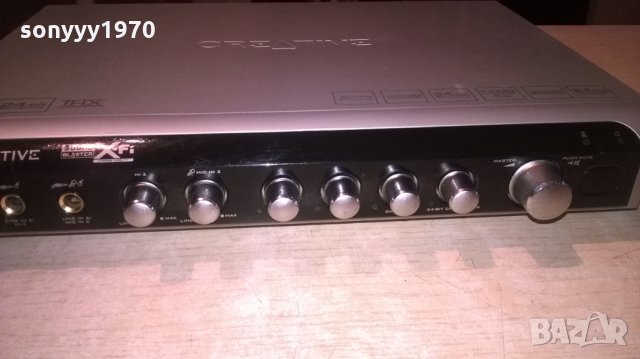 creative sb0510 sound blaster 24-bit thx-внос швеицария, снимка 8 - Ресийвъри, усилватели, смесителни пултове - 26042495