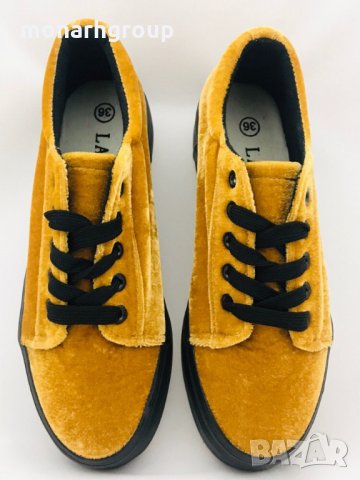 Дамски обувки Alogo/Yellow, снимка 4 - Дамски ежедневни обувки - 25113850