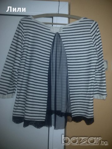блуза с прозрачен гръб на луи джо, снимка 4 - Блузи с дълъг ръкав и пуловери - 16528721