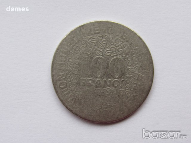  Западно Африкански Щати, Мали, 100 франка, 307 m, снимка 2 - Нумизматика и бонистика - 17461157
