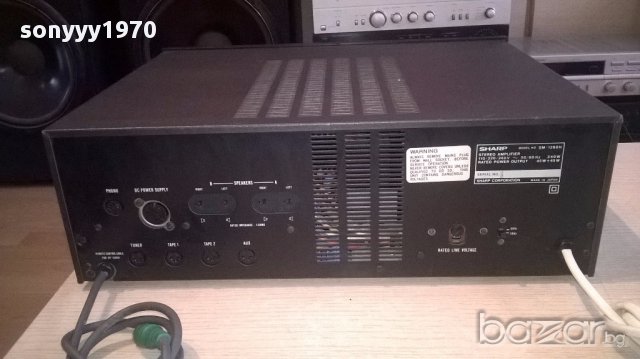 sharp sm-1288h retro amplifier-made in japan-внос англия, снимка 16 - Ресийвъри, усилватели, смесителни пултове - 17061794