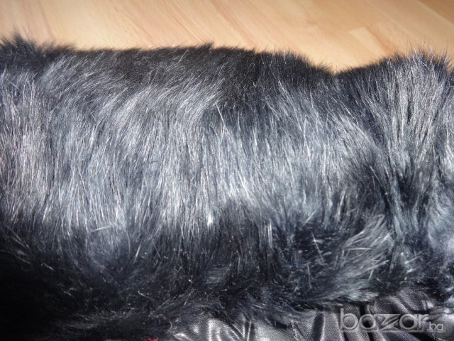 Страхотно яке с яка от естествен косъм, снимка 7 - Якета - 16671787