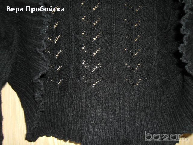 Болеро в черен цвят., снимка 2 - Жилетки - 12532401