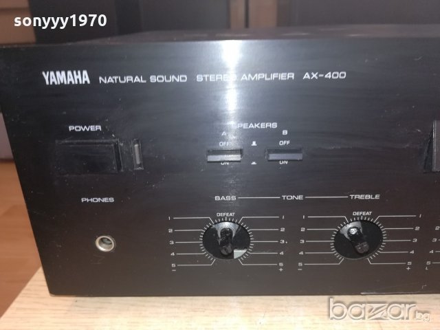 &yamaha ax-400 made in japan-stereo amplifier-внос швеицария, снимка 9 - Ресийвъри, усилватели, смесителни пултове - 20964945