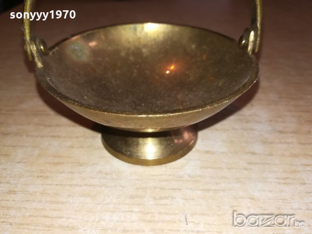 ретро колекция-менче с дръжка-внос швеицария 8х8см, снимка 4 - Антикварни и старинни предмети - 21109654