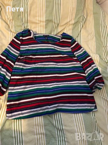 Tommy Hilfiger Дамска сатенена блуза, снимка 1 - Блузи с дълъг ръкав и пуловери - 24845376