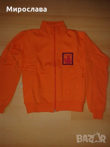 Нова! Блуза с цип - оранжево, снимка 2 - Детски Блузи и туники - 11963414