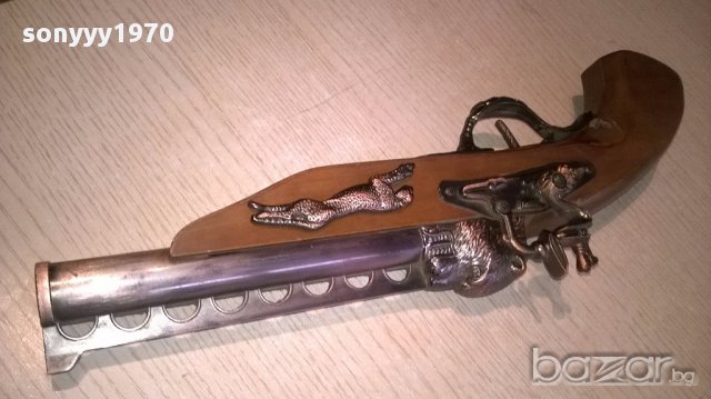 АНТИКА-Пищов-запалка-ретро колекция-40х15см-внос швеицария