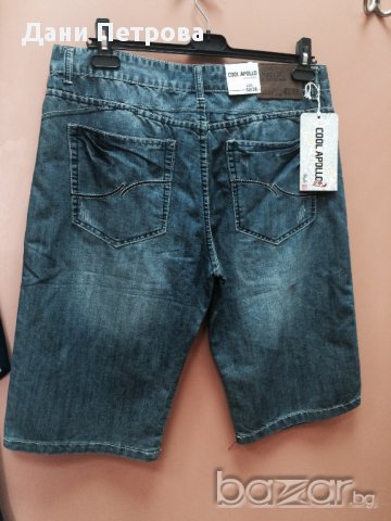 Дънкови къси панталони- мъжки, снимка 5 - Къси панталони - 10972395