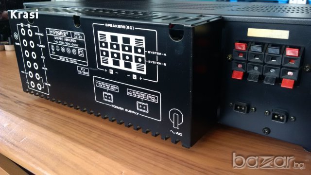 Усилвател Fisher CА-67., снимка 4 - Ресийвъри, усилватели, смесителни пултове - 10376250